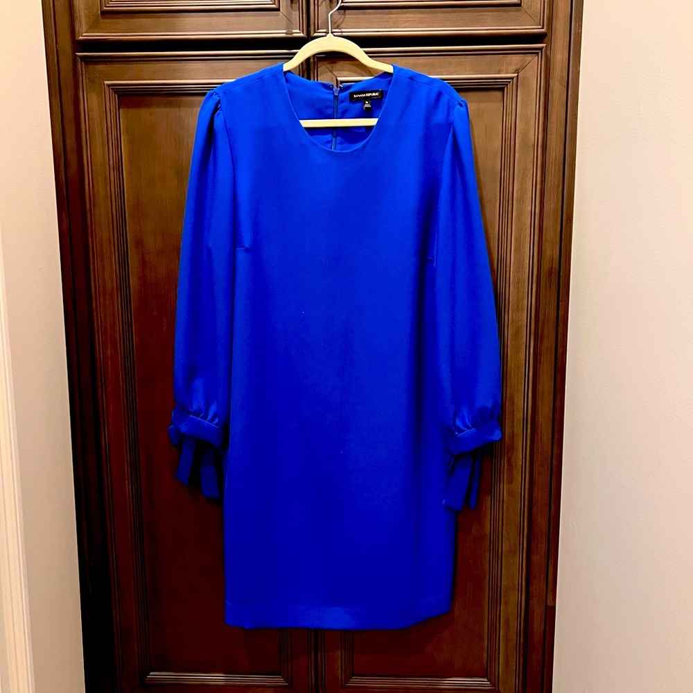 Banana Republic Long Sleeve Shift Dress US16 | Classic